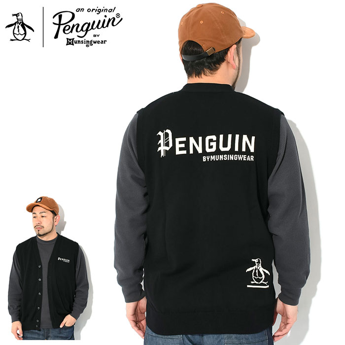 ペンギン バイ マンシングウェア ベスト Penguin by Munsingwear インターシャ...