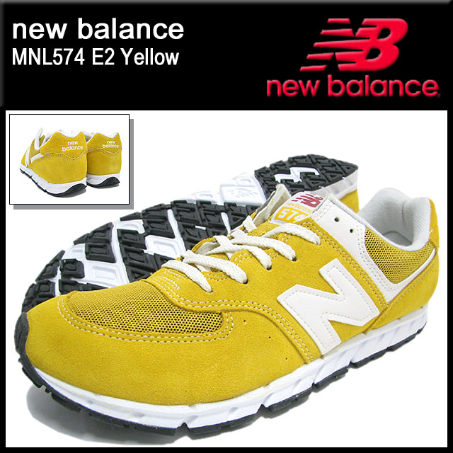New Balance（ニューバランス） スニーカー MNL574 E2 Yellow メンズ