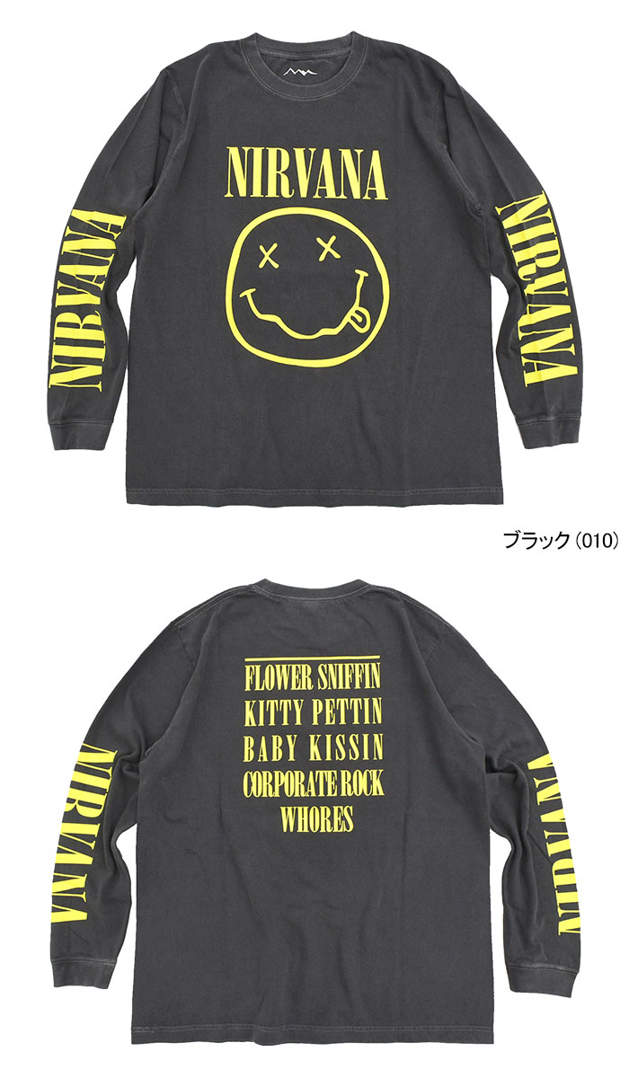 MANASTASH（マナスタッシュ） ロンT Tシャツ 長袖 メンズ ニルヴァーナ