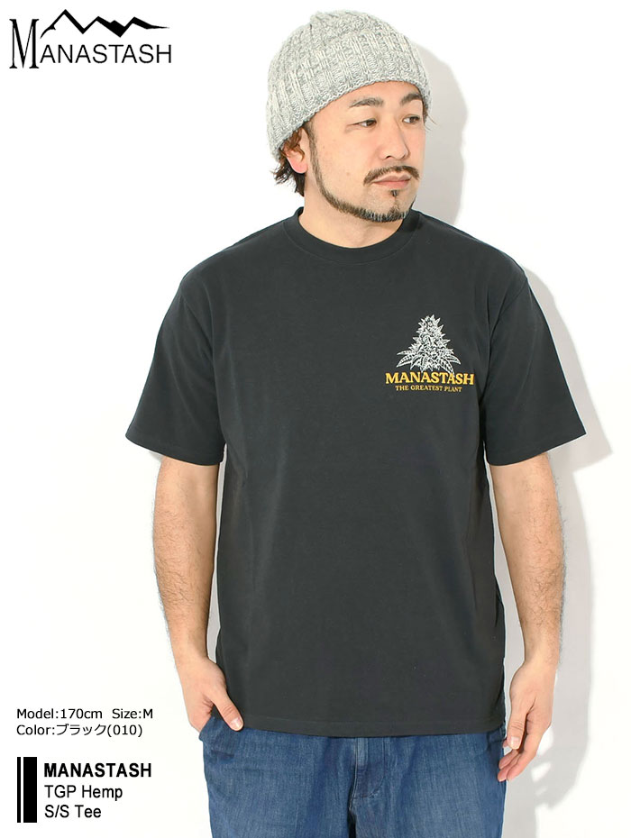 MANASTASH（マナスタッシュ） Tシャツ 半袖 メンズ TGP ヘンプ ( TGP 
