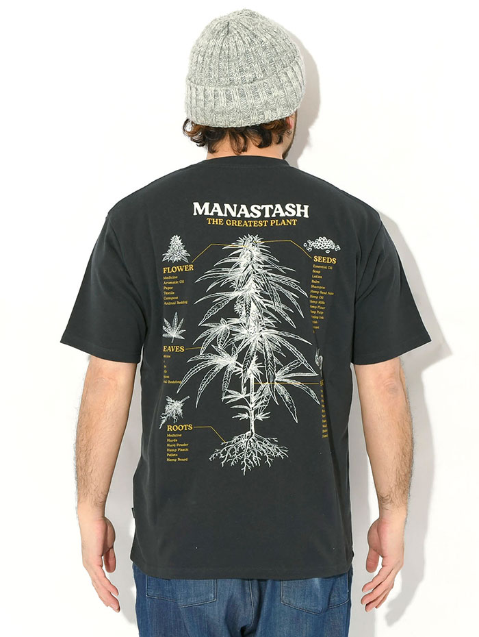 稀少 マナスタッシュ チリワック ヘンプ HEMP 90s ヴィンテージ MANASTASH（マナスタッシュ） Tシャツ 半袖 メンズ TGP ヘンプ ( TGP