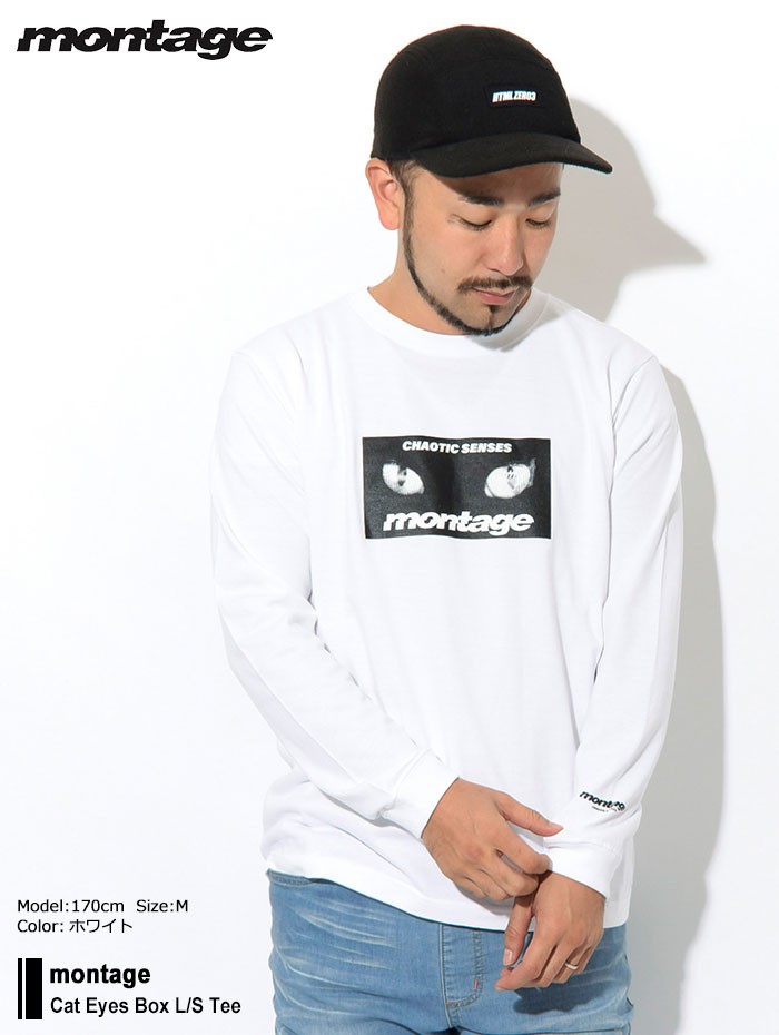 montage（モンタージュ） Tシャツ 長袖 メンズ キャット アイズ