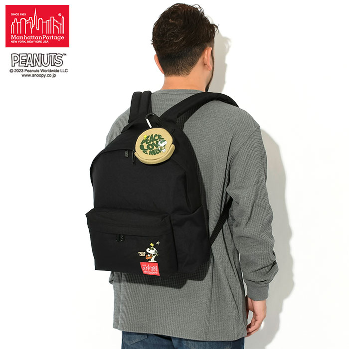 マンハッタンポーテージ リュック Manhattan Portage ピーナッツ 23FW ビッグアップル バックパック コラボ (Backpack 40周年 MP1210PEANUTSFW23)｜icefield｜02