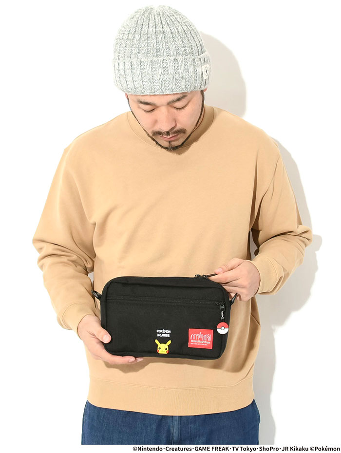 ビ*ム様 マンハッタンポーテージ ショルダーバック　ポケモンコラボピカチュウ Manhattan Portage（マンハッタンポーテージ） ポケモン ピカチュウ