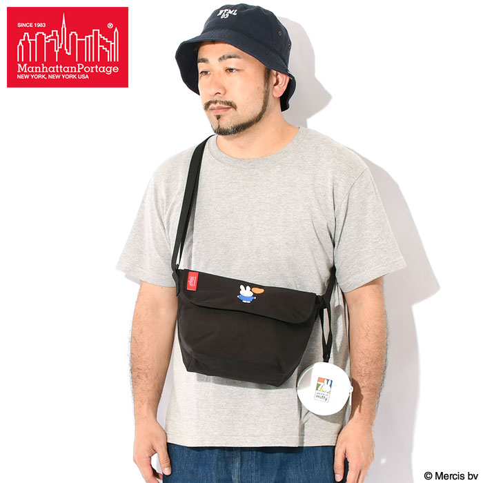 マンハッタンポーテージ メッセンジャーバッグ Manhattan Portage ミッフィー 70周年 ナイロン バック マグネット エクストラスモール ( MP1603BPDMGNTMF70 )_1