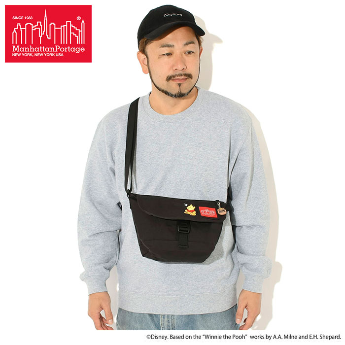 マンハッタンポーテージ メッセンジャーバッグ Manhattan Portage ウィニー ザ プー ナイロン FZP 限定 ( Nylon Messenger Bag MP1603FZPPH25 くまのプーさん )_1