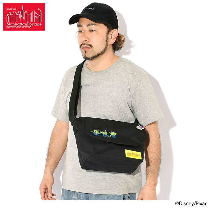 マンハッタンポーテージ メッセンジャーバッグ Manhattan Portage トイ・ストーリー ナイロン (SM) FZP MGNT エイリアン 限定 (TOY STORY MP1605JRMGNTTOYALN)の画像