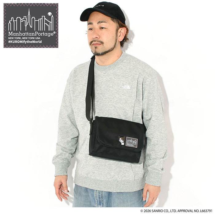 マンハッタンポーテージ ショルダーバッグ Manhattan Portage クロミ ホワイトホール コラボ ( KUROMI Whitehall Shoulder Bag MP2095MGNTKRM サンリオ )_1