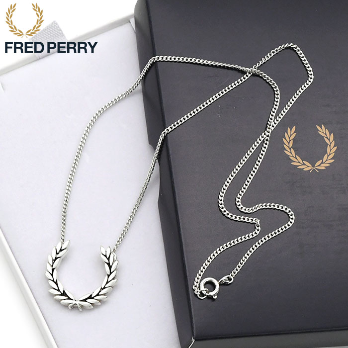 フレッドペリー ネックレス FRED PERRY ローレル リース ( MS4710 Laurel Wreath Necklace メンズジュエリー  アクセサリー )