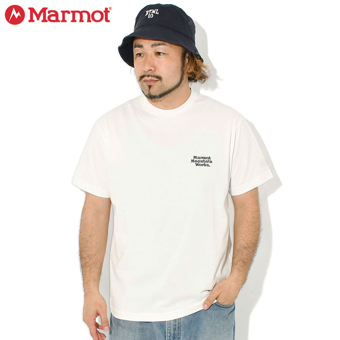 Marmot（マーモット） Tシャツ 半袖 メンズ MMW エンブロイダリー