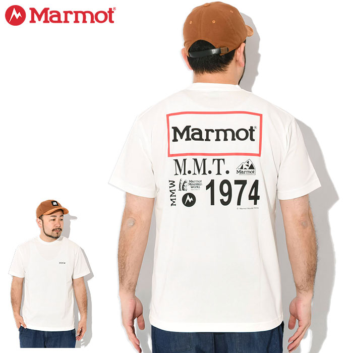 Marmot（マーモット） Tシャツ 半袖 メンズ MMW アーカイブ ロゴ ( MMW