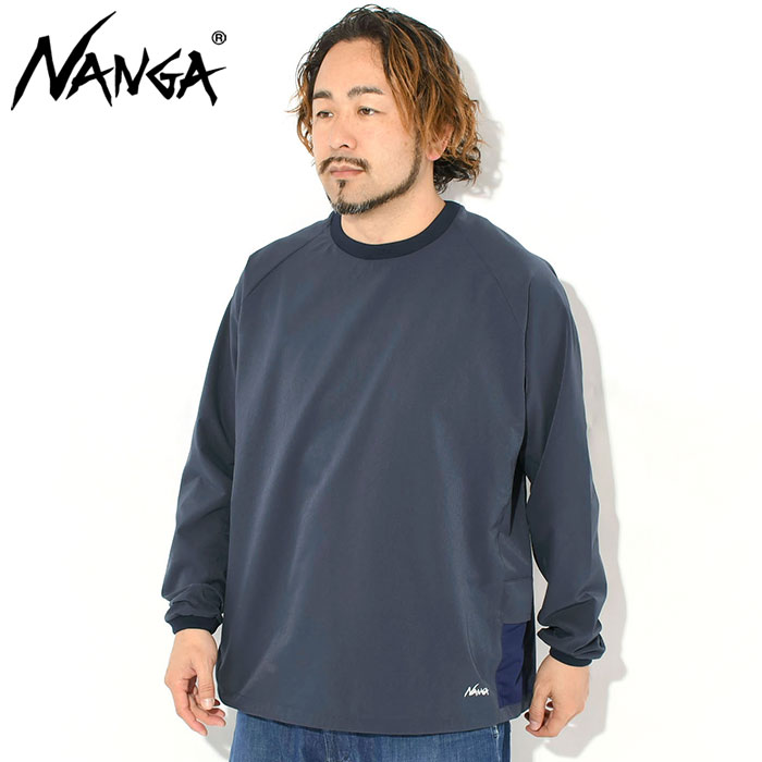 ナンガ ロンT Tシャツ 長袖  NANGA メンズ ドット エア コンフィー ( Dot Air Comfy L/S Tee 吸汗速乾 通気性 軽量 ビッグシルエット N2500-1I301A )[M便 1/1]の画像
