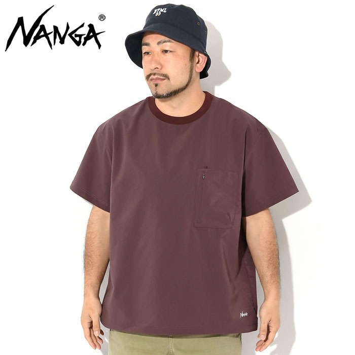 ナンガ Tシャツ 半袖 NANGA メンズ ドット エア コンフィー ( Dot Air Comfy Tee 吸汗速乾 通気性 軽量 ビッグシルエット カットソー N2500-1J300A )[M便 1/1]の画像
