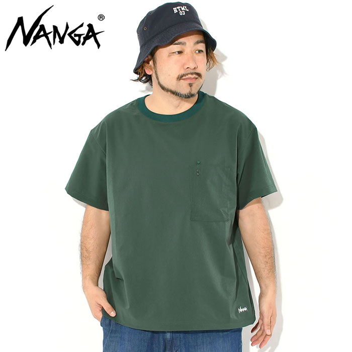 ナンガ Tシャツ 半袖 NANGA メンズ ドット エア コンフィー ( Dot Air Comfy Tee 吸汗速乾 通気性 軽量 ビッグシルエット カットソー N2500-1J300A )[M便 1/1]の画像