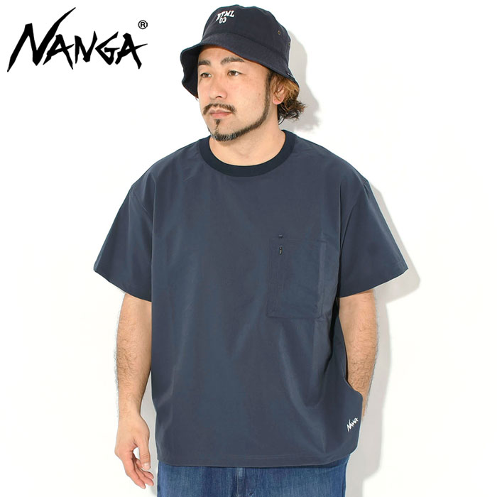 ナンガ Tシャツ 半袖 NANGA メンズ ドット エア コンフィー ( Dot Air Comfy Tee 吸汗速乾 通気性 軽量 ビッグシルエット カットソー N2500-1J300A )[M便 1/1]の画像