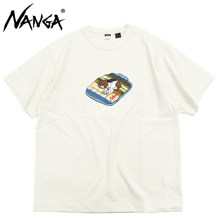 ナンガ Tシャツ 半袖 NANGA メンズ エコ ハイブリッド DOG PT ( ECO Hybrid DOG PT S/S Tee ウシオダ ヒロアキ カットソー N2500-1M020Z )[M便 1/1] | NANGA | 02