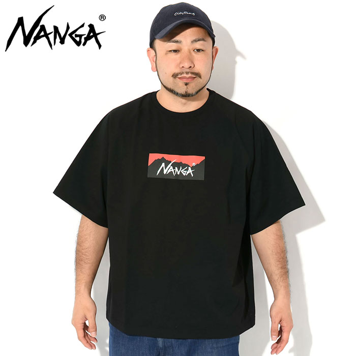 NANGA（ナンガ） Tシャツ 半袖 メンズ エコ ハイブリッド ボックス