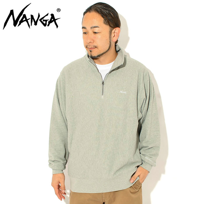 NANGA（ナンガ） トレーナー メンズ ドライ ミックス テリー ハーフ