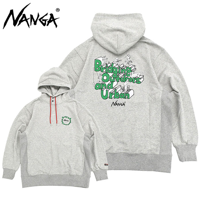 NANGA（ナンガ） パーカー プルオーバー メンズ エコ ハイブリッド