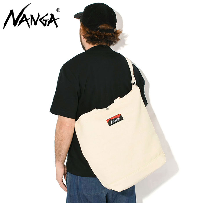 NANGA（ナンガ） トートバッグ ロゴ 2ウェイ キャンバス ( Nanga Logo