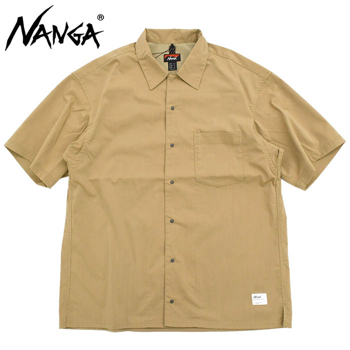 NANGA（ナンガ） シャツ 半袖 メンズ ヒノック リップストップ