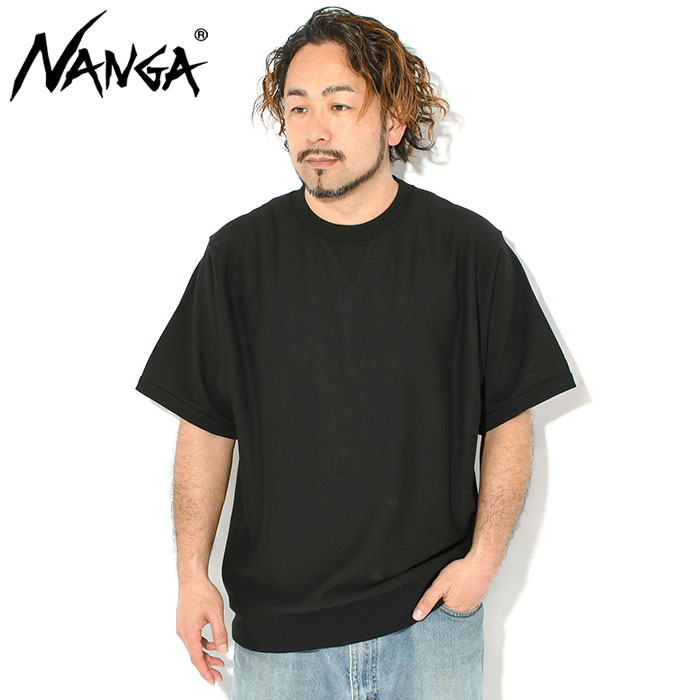 NANGA（ナンガ） トレーナー 半袖 メンズ ドライ ミックス スウェット