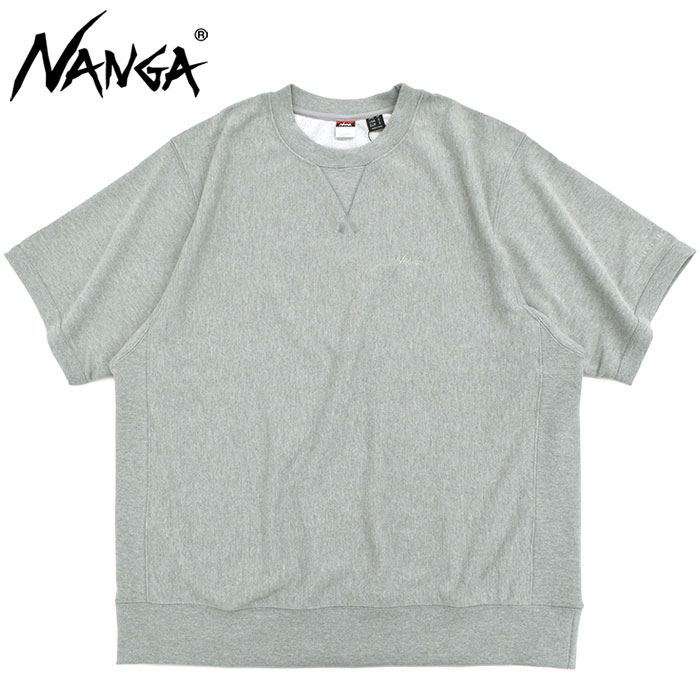 NANGA（ナンガ） トレーナー 半袖 メンズ ドライ ミックス スウェット