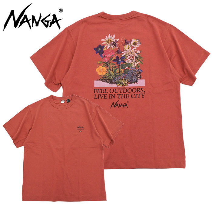 NANGA（ナンガ） Tシャツ 半袖 メンズ エコ ハイブリッド ヴィンテージ