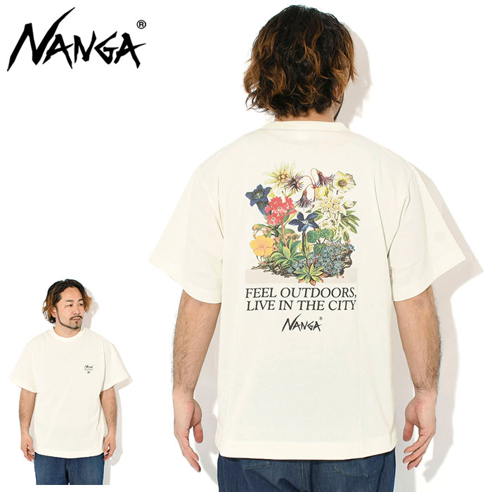 NANGA（ナンガ） Tシャツ 半袖 メンズ エコ ハイブリッド ヴィンテージ
