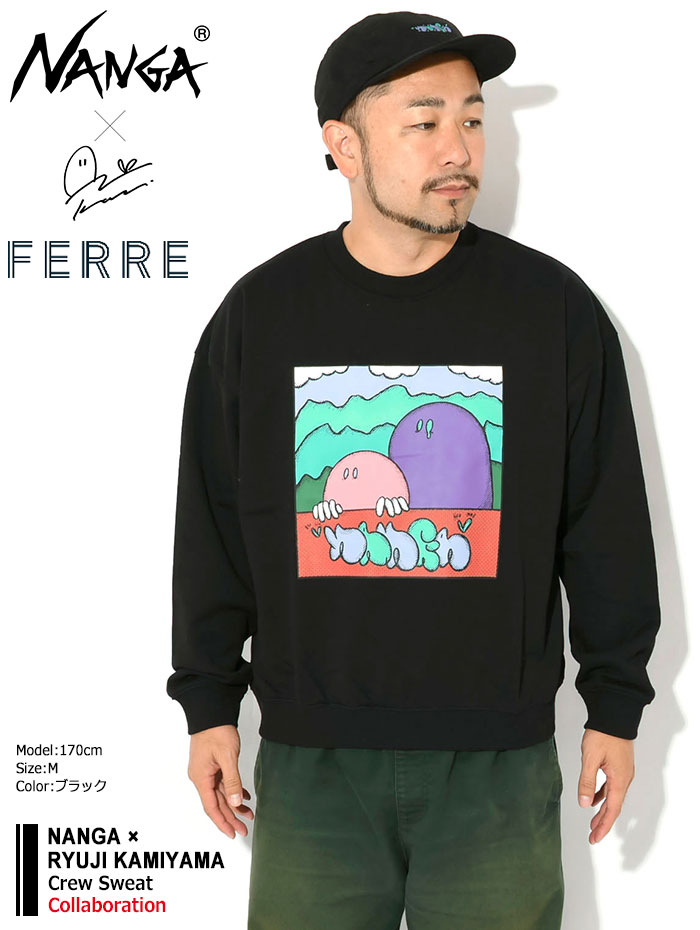 NANGA（ナンガ） トレーナー メンズ 神山隆二 クルー スウェット