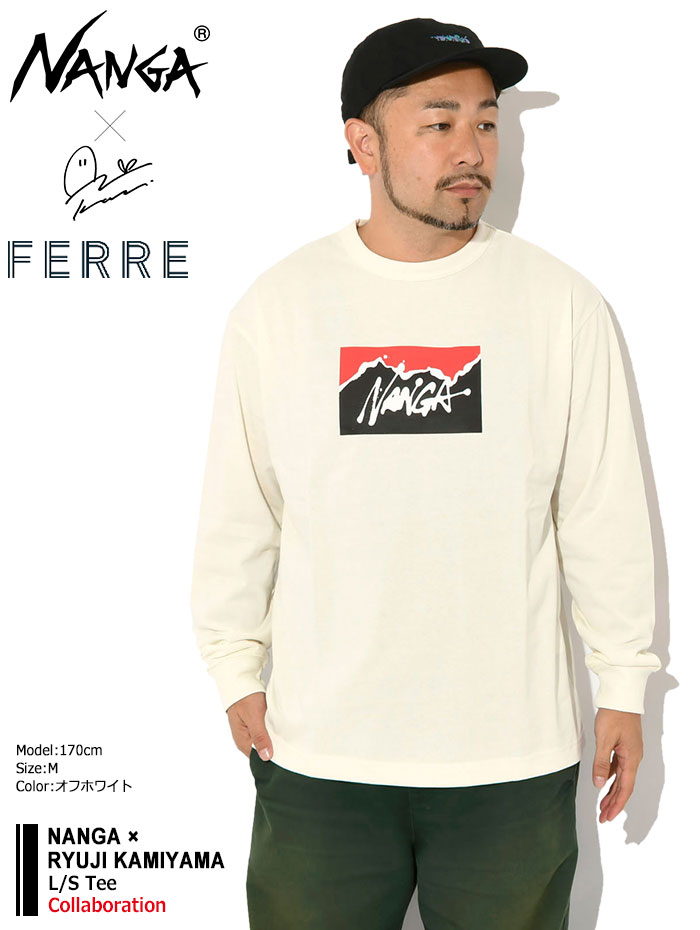 NANGA（ナンガ） ロンT Tシャツ 長袖 メンズ 神山隆二 コラボ ( NANGA