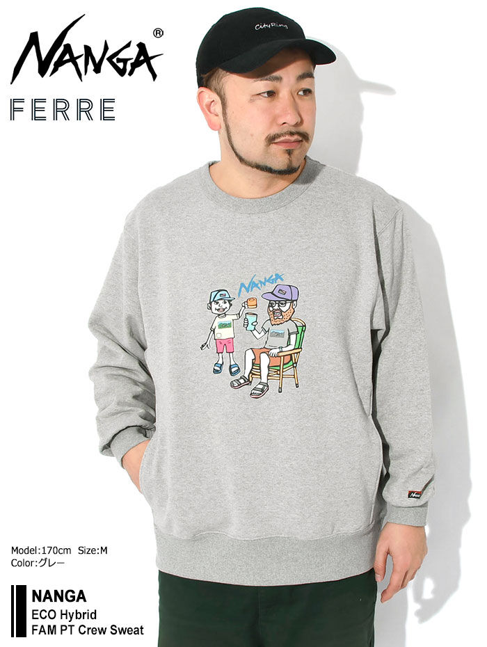 NANGA（ナンガ） トレーナー メンズ エコ ハイブリッド ファミリー