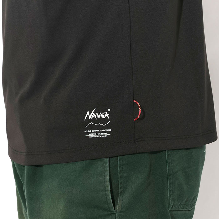 NANGA ナンガ Tシャツ 半袖 メンズ ドライ ミックス ラグラン
