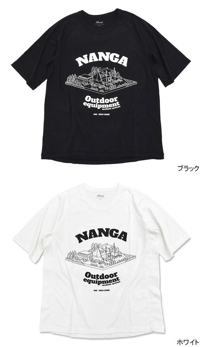NANGA ナンガ Tシャツ 半袖 メンズ ドライ ミックス アウトドア