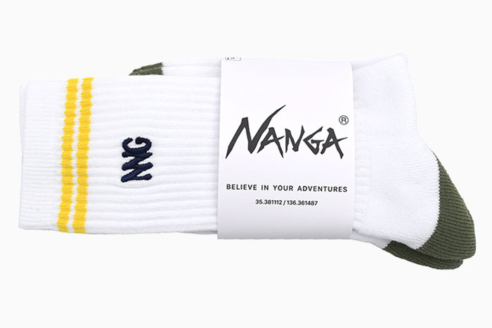 NANGAナンガのソックス  NNG Color Stripe Socks07