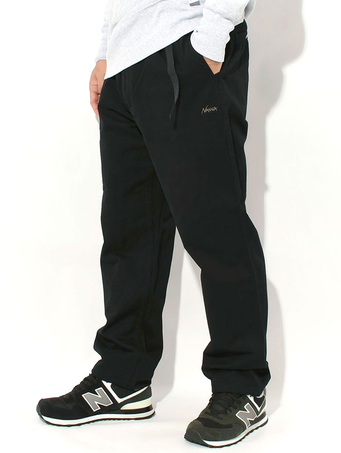 NANGA（ナンガ） パンツ メンズ ウェービング ベルト チノ テーパード