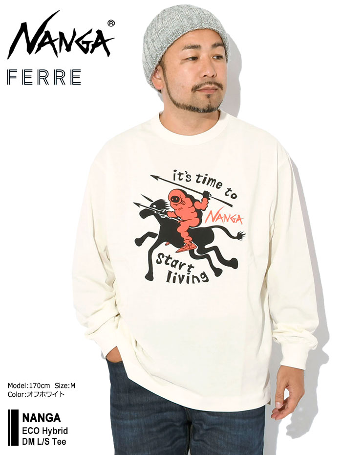 NANGA（ナンガ） ロンT Tシャツ 長袖 メンズ エコ ハイブリッド DM