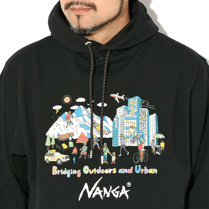 NANGA（ナンガ） パーカー プルオーバー メンズ エコ ハイブリッド