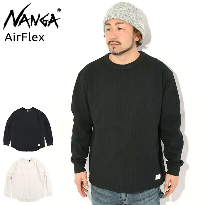 NANGA（ナンガ） カットソー 長袖 メンズ エアフレックス ワッフル
