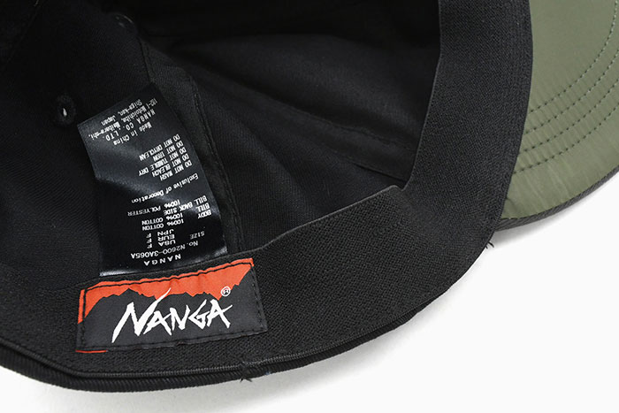 NANGA（ナンガ） キャップ コットン ツイル バイカラー ( Cotton Twill