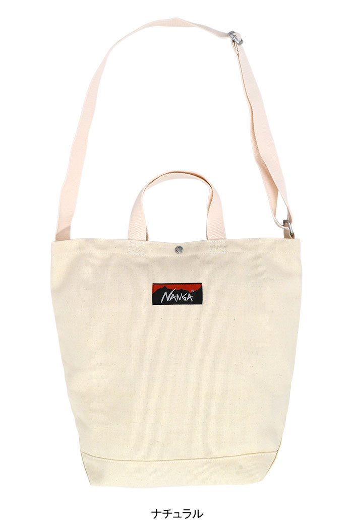 NANGA（ナンガ） トートバッグ ロゴ 2ウェイ キャンバス ( Nanga Logo