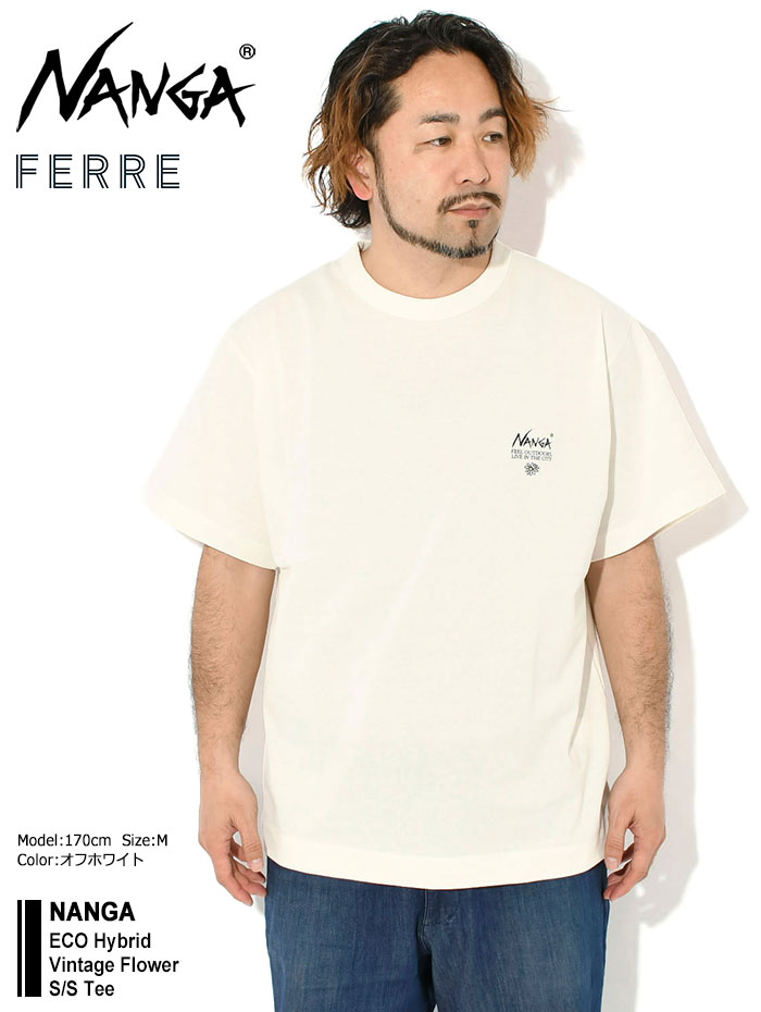 NANGA（ナンガ） Tシャツ 半袖 メンズ エコ ハイブリッド ヴィンテージ