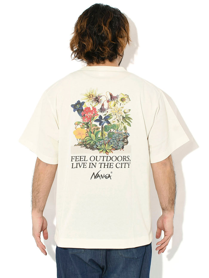 NANGA（ナンガ） Tシャツ 半袖 メンズ エコ ハイブリッド ヴィンテージ