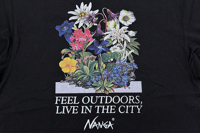 NANGA（ナンガ） Tシャツ 半袖 メンズ エコ ハイブリッド ヴィンテージ