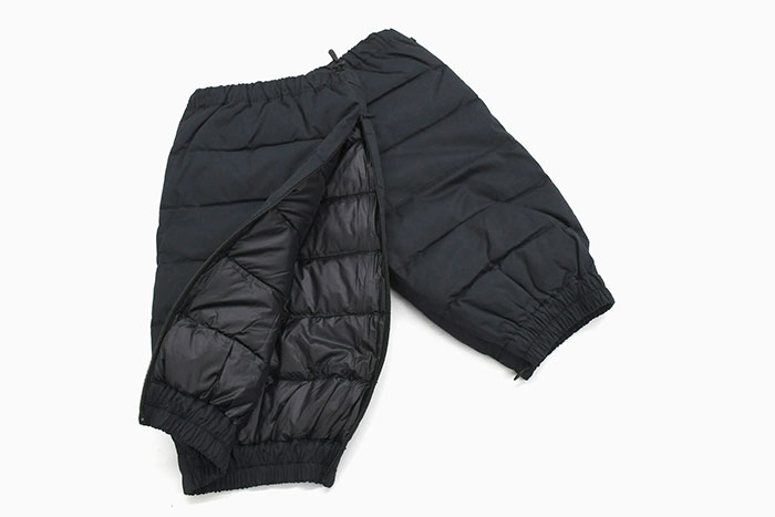 NANGAナンガのレッグウォーマー Cotton Peach Down Leg Warmers06