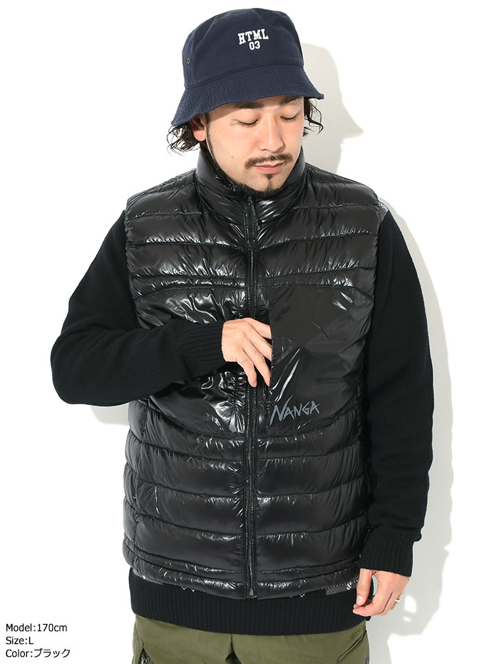 ナンガ ジャケット NANGA メンズ エアリアル パッカブル ダウン ベスト ( Aerial Packable Down Vest MADE IN  JAPAN 日本製 ND2241-1A023 )