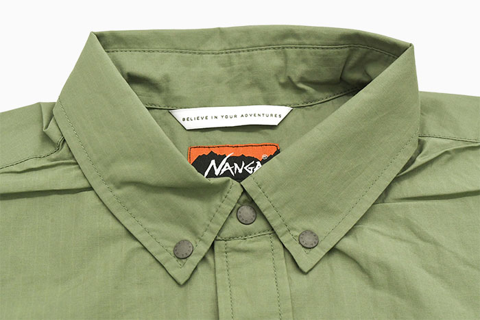 NANGA（ナンガ） シャツ 長袖 メンズ コットン ナイロン リップス