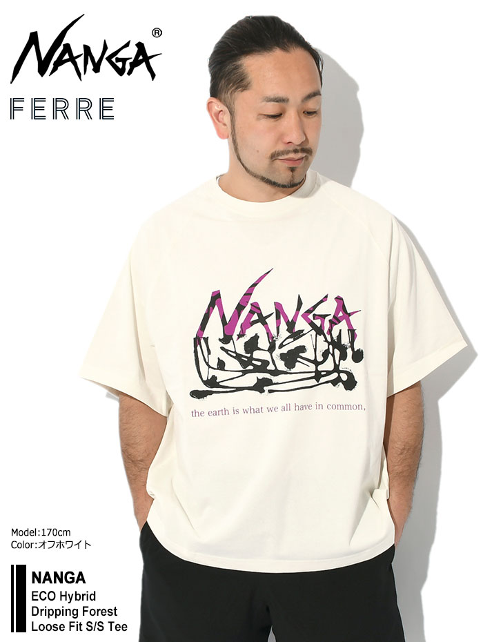 NANGA ナンガ Tシャツ 半袖 メンズ エコ ハイブリット ド