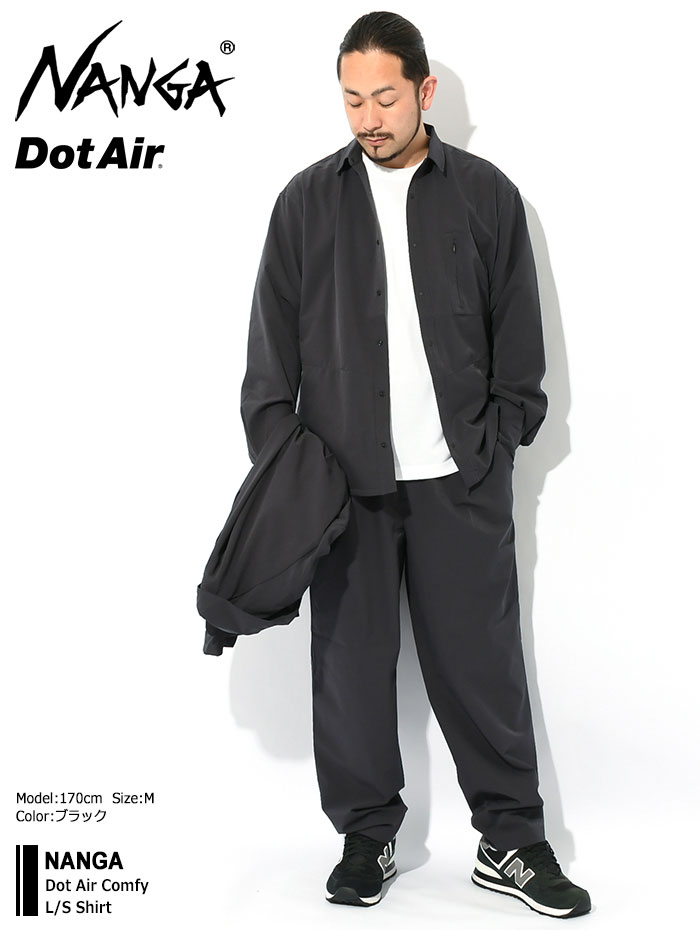 ナンガ シャツ 長袖 NANGA メンズ ドット エア コンフィー ( Dot Air Comfy L/S Shirt カジュアルシャツ トップス  男性用 NW2411-1E905 NW2311-1H233 )