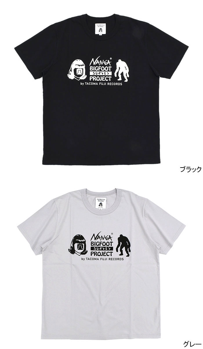 NANGA ナンガ Tシャツ 半袖 メンズ タコマフジレコード ビッグ